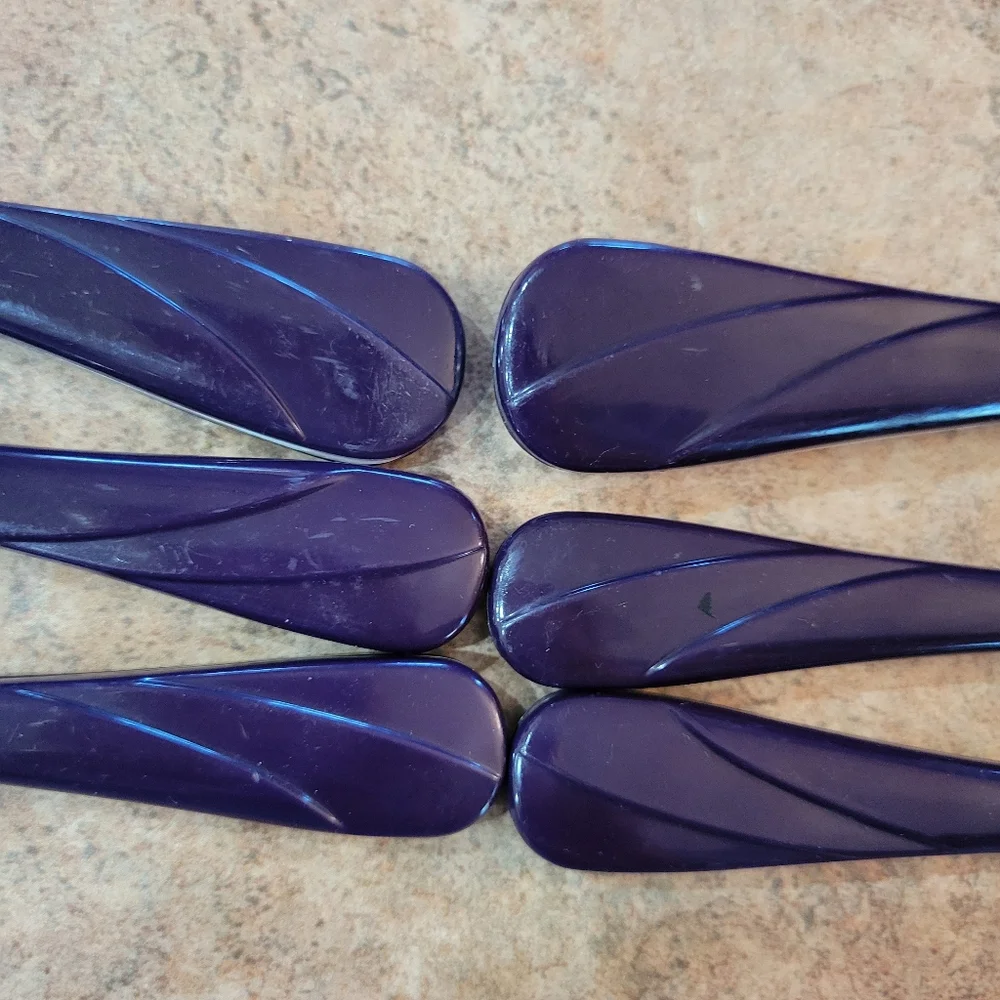 Fiesta Plum Purple Swirl Flatware & Mug ~ Retired Items & Color